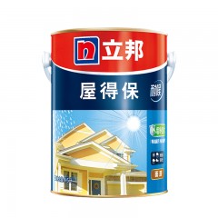 立邦漆 屋得保耐候面漆 外墙乳胶漆 抗碱 油漆刷墙涂料墙漆 4.5L