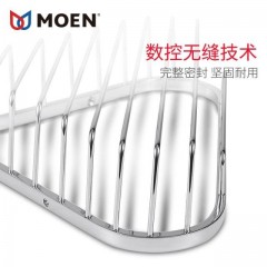 摩恩 卫生间浴室洗澡间双层置物架壁挂 淋浴房三角架卫浴挂件 90102