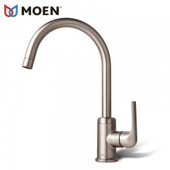 摩恩 水龙头冷热全铜可旋转防指纹厨房水池水槽水龙头 60401srs