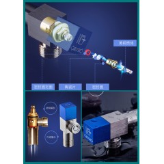 潜水艇坐便器马桶安装三件套配件角阀+软管+法兰四件套+固定胶