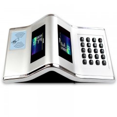 吉炬 彩屏中文IC食堂刷卡机 网络消费机U盘售饭机