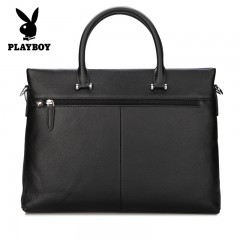 花花公子 手提包男休闲横款大包单肩包男士商务包 PBE1551-5B