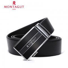 梦特娇 男士皮带自动扣腰带中青年商务正装简约裤带10181