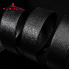 梦特娇 男士皮带自动扣腰带中青年商务正装简约裤带10181