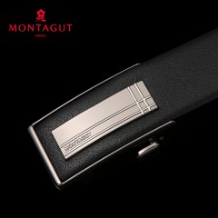 梦特娇 男士商务休闲自动扣皮带时尚腰带商务裤带0011A