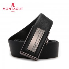 梦特娇 男士商务休闲自动扣皮带时尚腰带商务裤带0011A