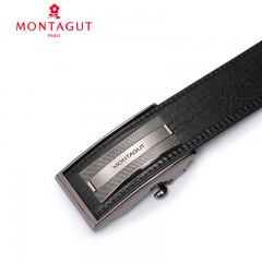 梦特娇 男士皮带休闲时尚自动扣腰带青年商务正装简约裤带70021