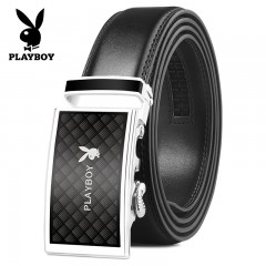 花花公子 皮带男真皮自动扣腰带韩版百搭潮流青年休闲时尚学生裤带