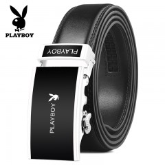 花花公子 皮带男真皮自动扣腰带韩版百搭潮流青年休闲时尚学生裤带