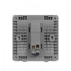 施耐德 开关插座 一开单联单开关面板 一开单控开关10A 睿意白色