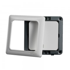 施耐德 开关插座 一开单联单开关面板 一开单控开关10A 睿意白色