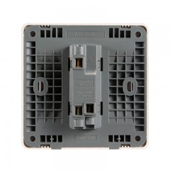 施耐德 开关插座 一开单联单开关面板 一开双控开关10A 睿意白色