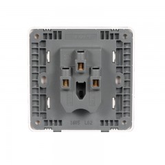 施耐德 开关插座面板 空调插座 三孔16A家用暗装墙壁电源 睿意白