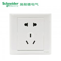 施耐德 开关插座面板C86系列白色C560二三插五孔插座墙壁电源插座
