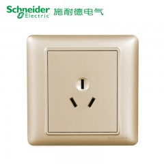 施耐德 电气 空调插座 三极三孔插座16A 墙壁电源开关面板 睿意金