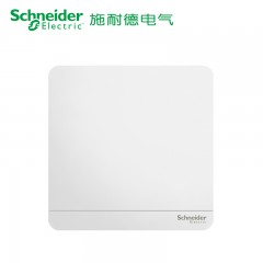 施耐德 双控开关 绎尚镜瓷白一开双控暗装开关插座面板