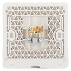 施耐德  单联电视插座面板 弱电有线TV 绎尚镜瓷白