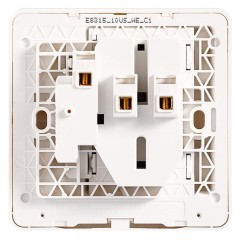 施耐德 电气 带开关二三插一开五孔插座 插座面板10A 绎尚镜瓷白