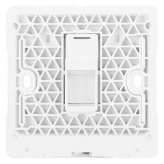 施耐德 开关插座家用电话插座16A绎尚镜瓷白墙壁电源插座面板