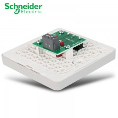 施耐德 报警开关面板 紧急警报开关按钮 绎尚镜瓷白