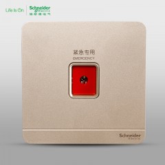 施耐德 报警开关面板 紧急警报开关按钮 绎尚金