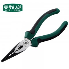 老A 铬镍钢 钓鱼钳 多功能尖嘴钳可剥线6寸 LA111326