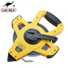 Wately/威特力 50米防水架式钢卷尺 尼龙+不锈钢插尺 拉尺 测量尺 FSGJC50
