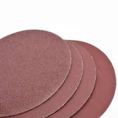 国产 80mm砂纸磨片 3寸植绒砂纸片  3吋自粘砂纸片 打磨片 拉绒磨片