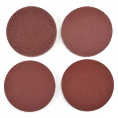 国产 100mm砂纸磨片 4吋自粘砂纸片 打磨片 拉绒磨片 4寸植绒砂纸片