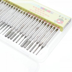 战神鹰 金刚石磨头 30支装 3mm柄磨针 30pcs钻石磨棒 合金磨头