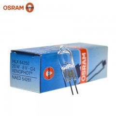 欧司朗 卤素米泡HLX 64250 6V20W显微镜手术无影光学仪器灯泡