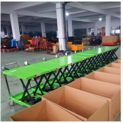 凯美 手动液压平台车电动平台车搬运设备升降机升降平台全自动平台 SLYD