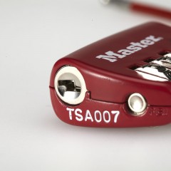 玛斯特 迷你tsa海关锁行李箱包密码锁柜子挂锁旅行拉杆箱防盗 4688D