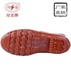 双安 高压25kv绝缘靴 橡胶电工靴 耐磨防滑中筒靴