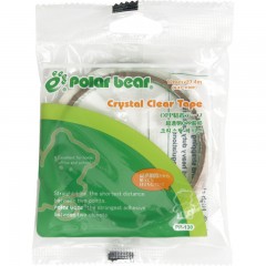 北极熊 大卷芯超透明事务用胶带强力打包封箱胶带12mm*27.42m