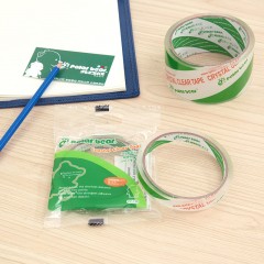 北极熊 大卷芯超透明事务用胶带强力打包封箱胶带12mm*27.42m