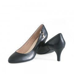 九州缘 女正装春夏秋季商务皮鞋尖头小高跟鞋防护鞋劳保鞋100起订