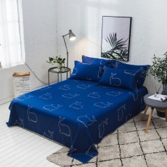 国产 全棉床单单件纯棉单人床1.2m/1.5m