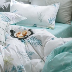 国产 纯棉四件套全棉学生宿舍单人床上三件套1.5m