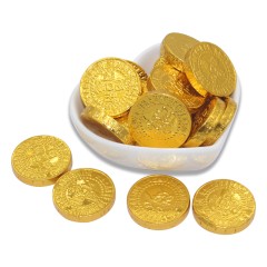 金丝猴 金币巧克力喜庆喜糖儿童休闲小零食500g