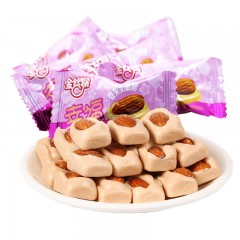 金丝猴 幸福香果奶脆奶酥硬糖 结婚喜糖 散装500g扁桃仁