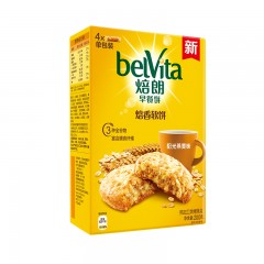 焙朗 焙香软饼阳光燕麦味200g营养早餐饼 休闲零食 4小包装