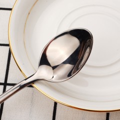 宜洁 不锈钢筷子勺子便携餐具实心成人学生户外旅行套装两件套