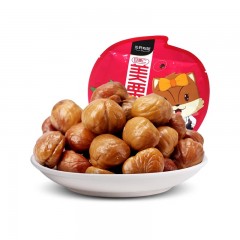 三只松鼠 美粟板栗仁 能粟仁开口板栗组合套餐220g 熟食板栗仁