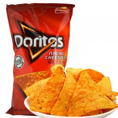 多力多滋 玉米片超浓芝士198.4g进口膨化薯片零食品墨西哥风味