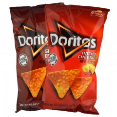 多力多滋 超浓芝士玉米片薯片198.4gX2休闲膨化零食品