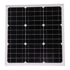 国产 太阳能电池板单晶家用太阳能发电系统12V蓄电池电瓶光伏充电器 40W