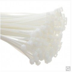 山泽 3.6*200mm ZD-14专业自锁式尼龙扎带  透明扎带