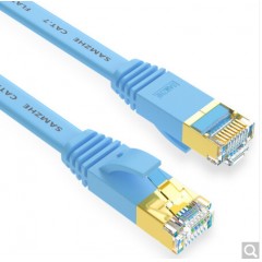 山泽 CAT-701B CAT-702B CAT-703B CAT-705B CAT7类扁线 镀金屏蔽