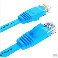 山泽 SZ-608BE SZ-608YL 六类CAT6类千兆扁平网线 8米